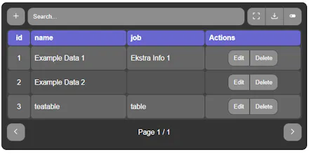 TeaTable: Dynamic Crud Table Creator gallery image