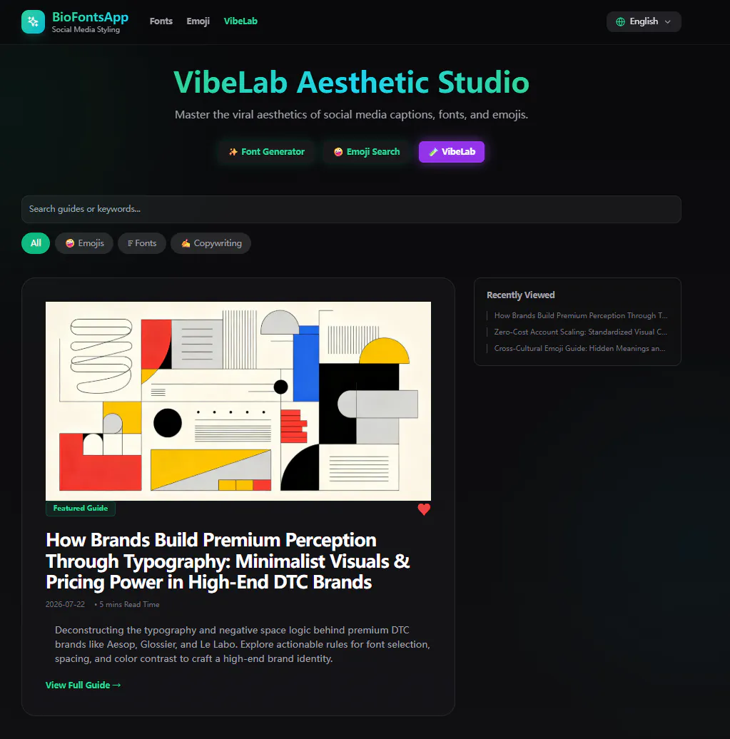 BioFontsApp - Aesthetic Fonts gallery image