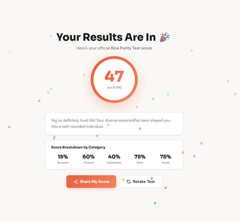 Rice Purity Test 2026 media 5