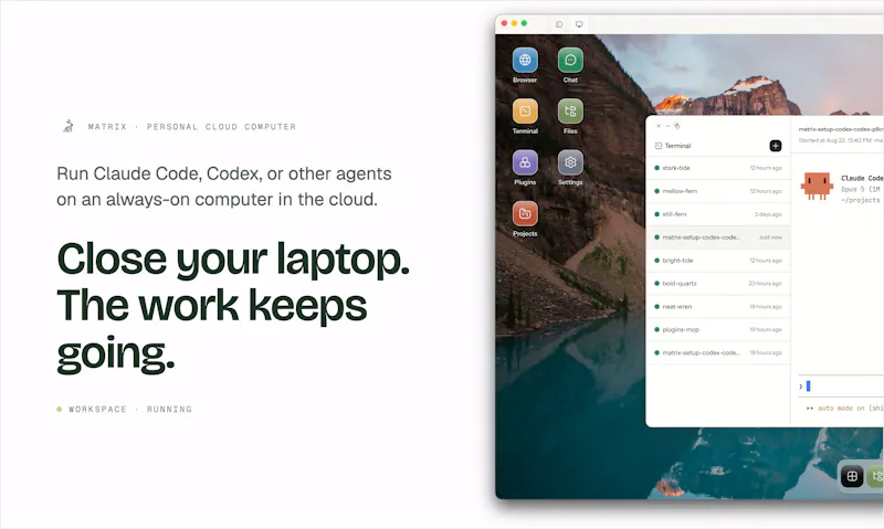 Matrix OS screenshot 2