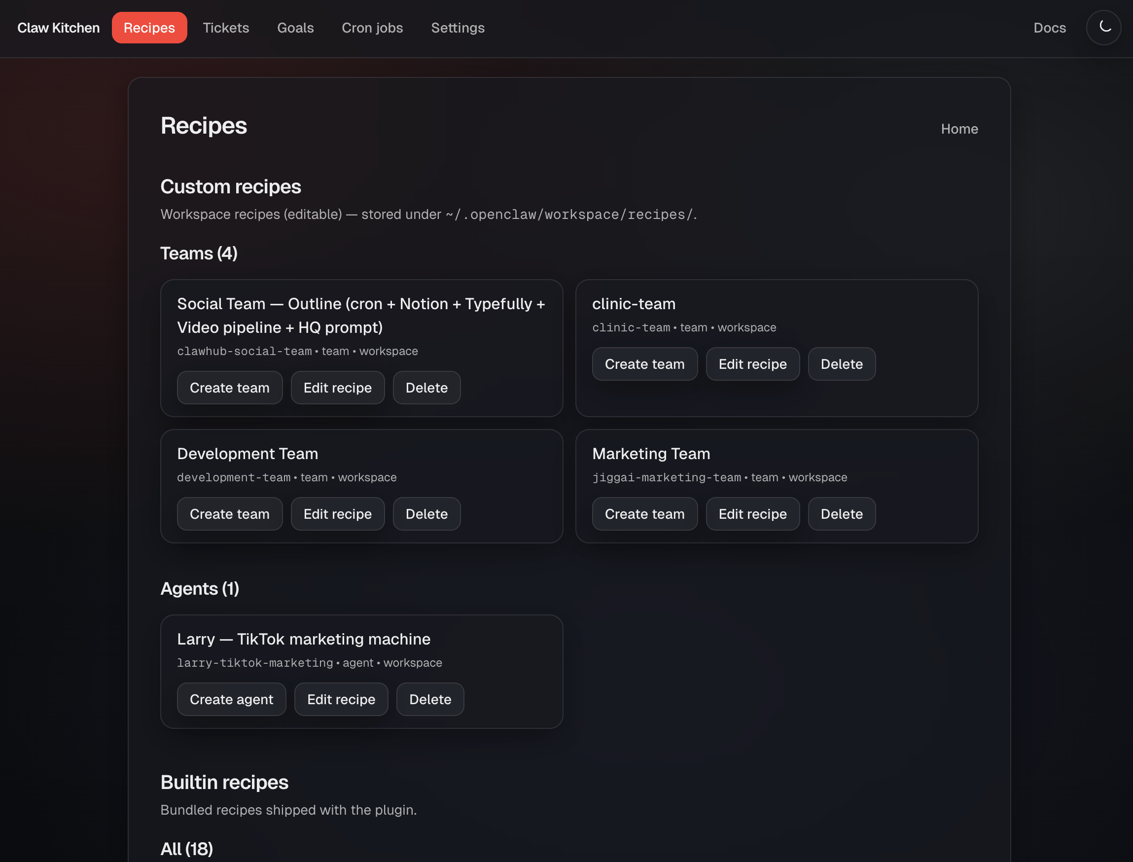 ClawRecipes gallery image