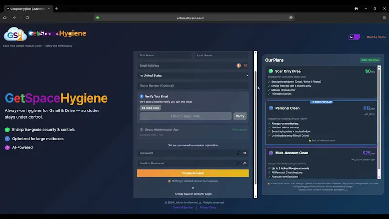 GetSpaceHygiene screenshot 1 (video preview)