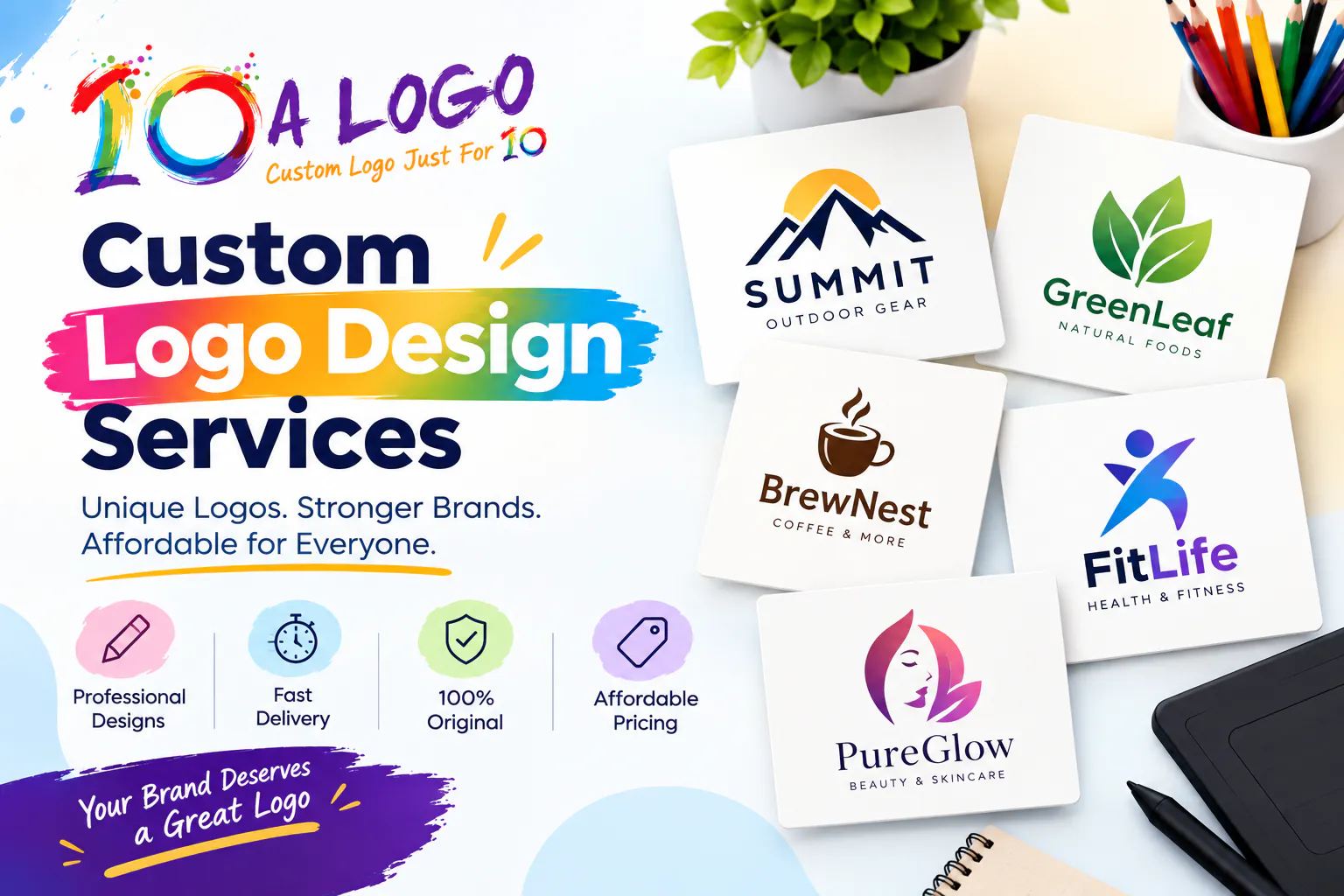 Cheap Custom Logo Design Service