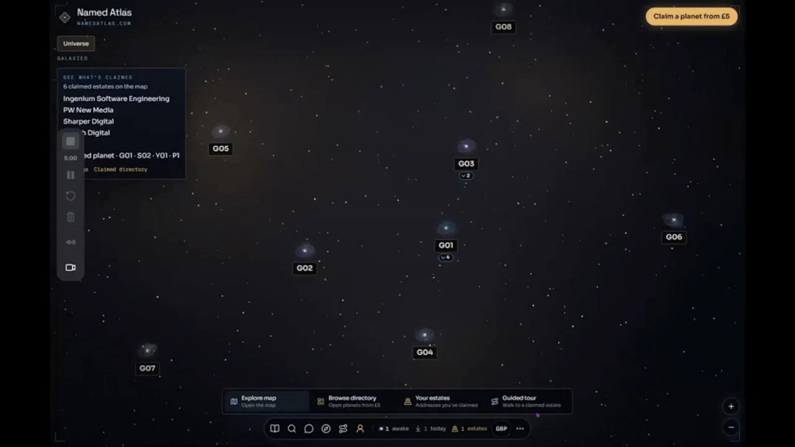 Named Atlas screenshot 1 (video preview)