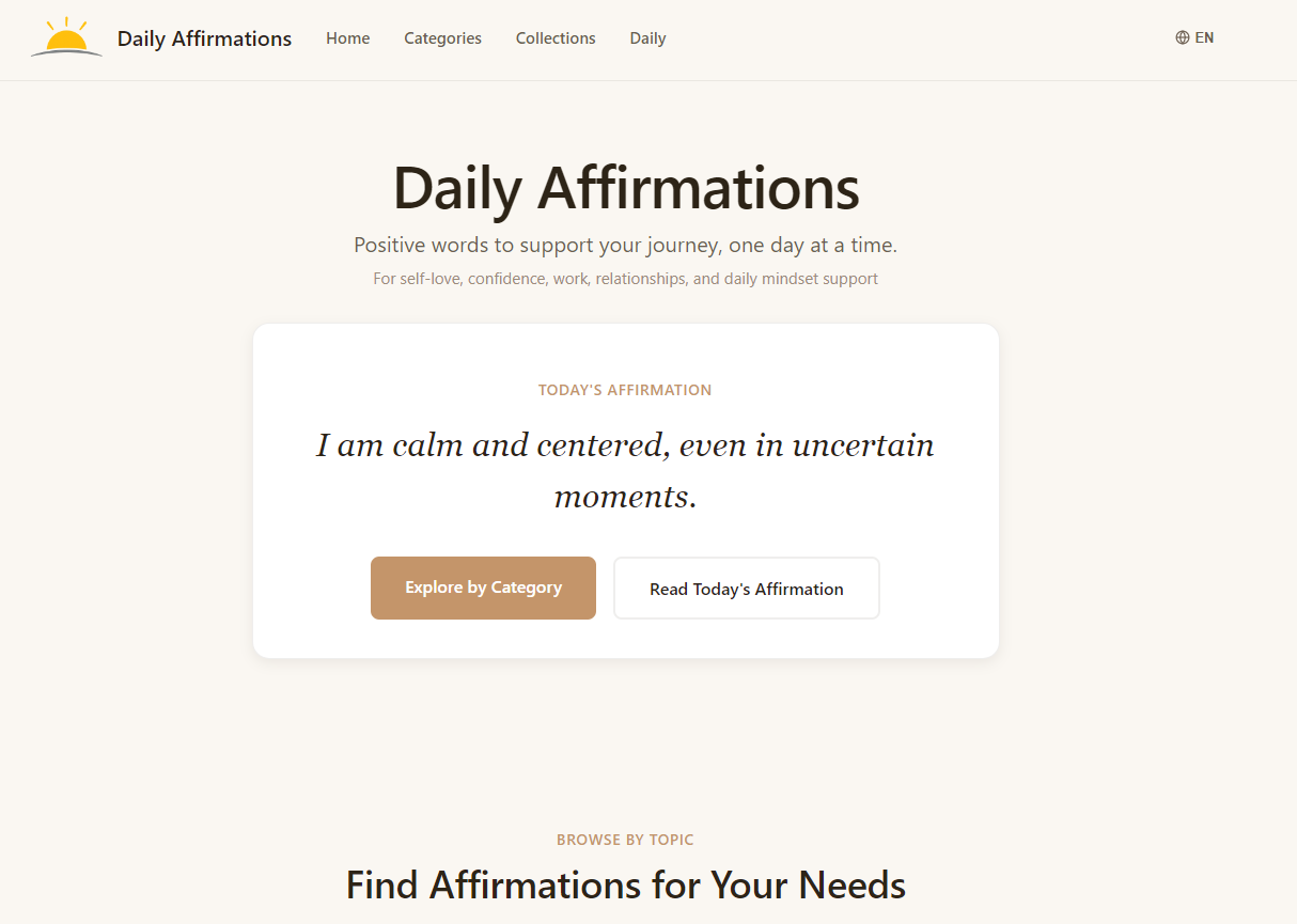 Daily Affirmations gallery image