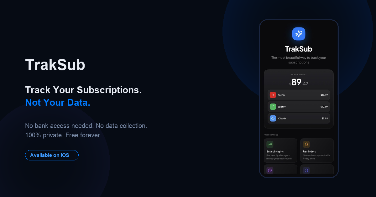 TrakSub gallery image