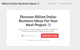 Billion Dollar Business Ideas media 1