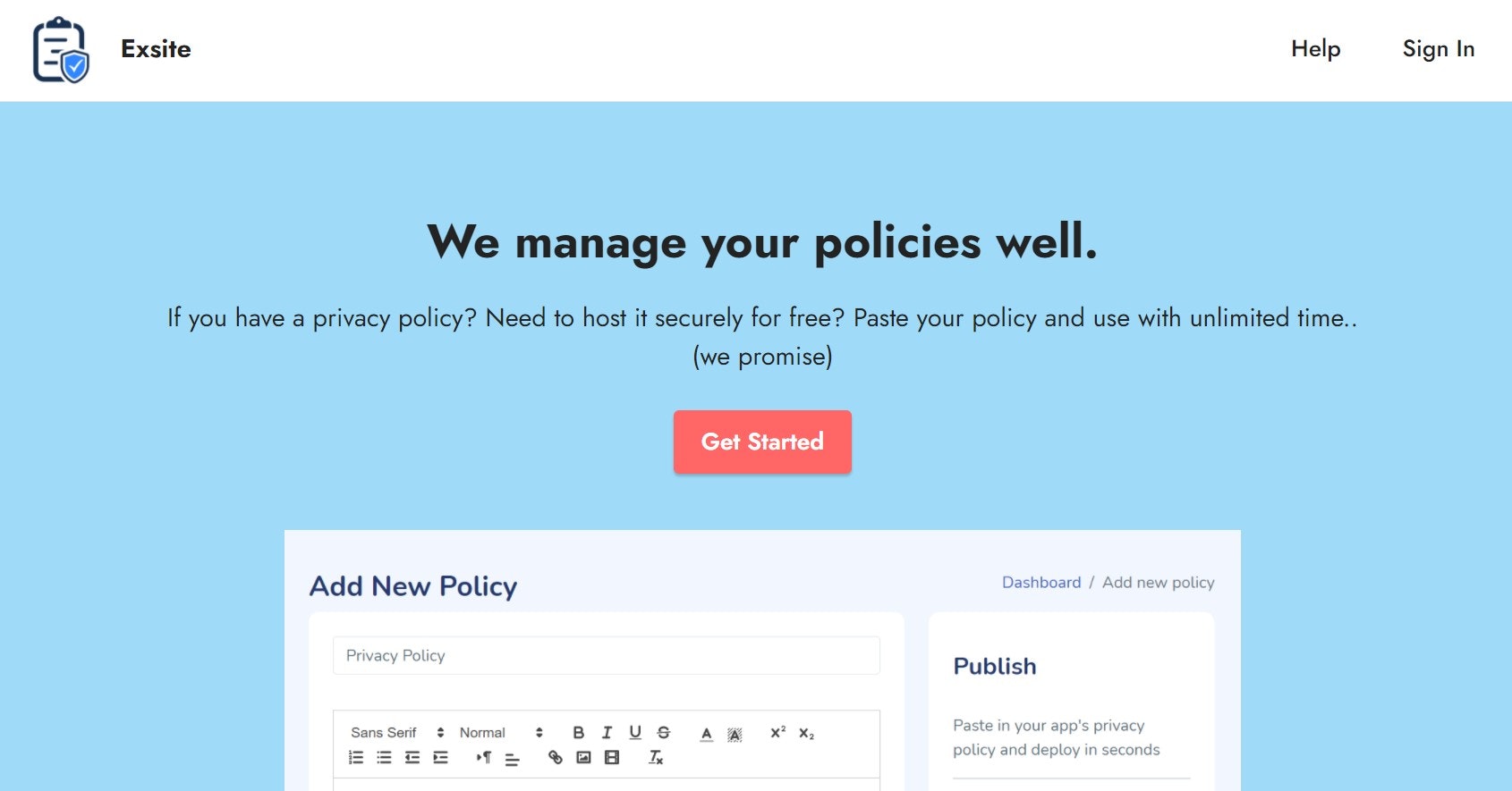 Saas Privacy Policy gallery image