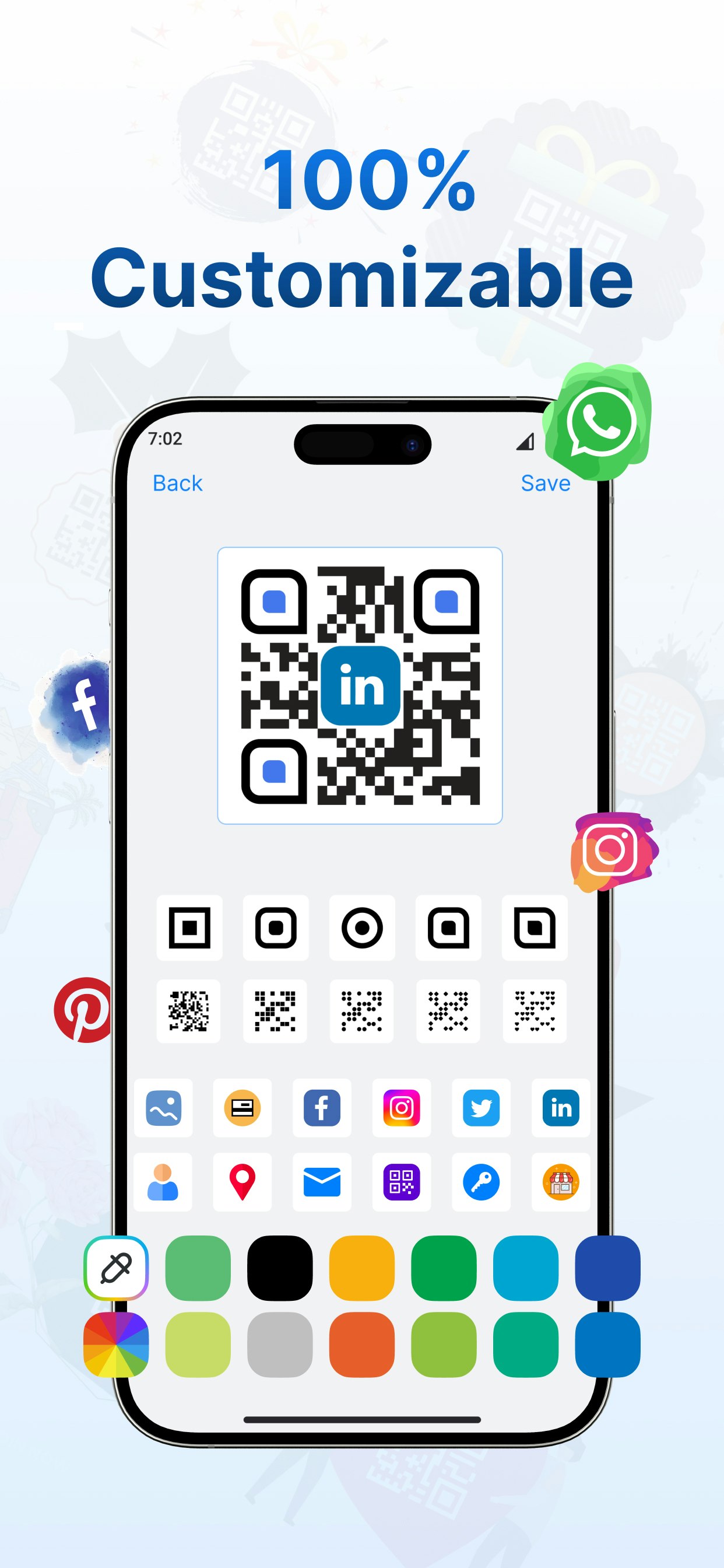 QR -код создатель - QRMAKER - Создайте стильные QR -коды за секунды - полностью настраиваемый. медиа 4