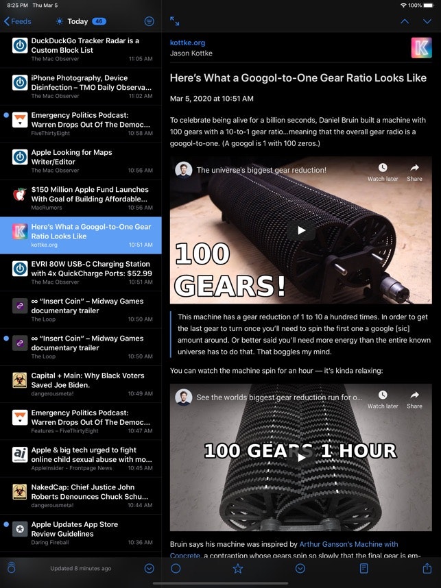 NetNewsWire for iOS gallery image