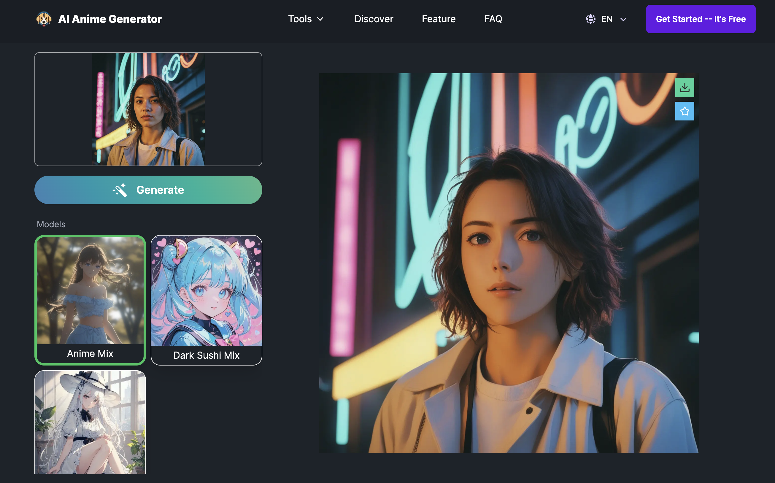 AI Anime Generator gallery image