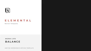 Elemental Notion Template gallery image
