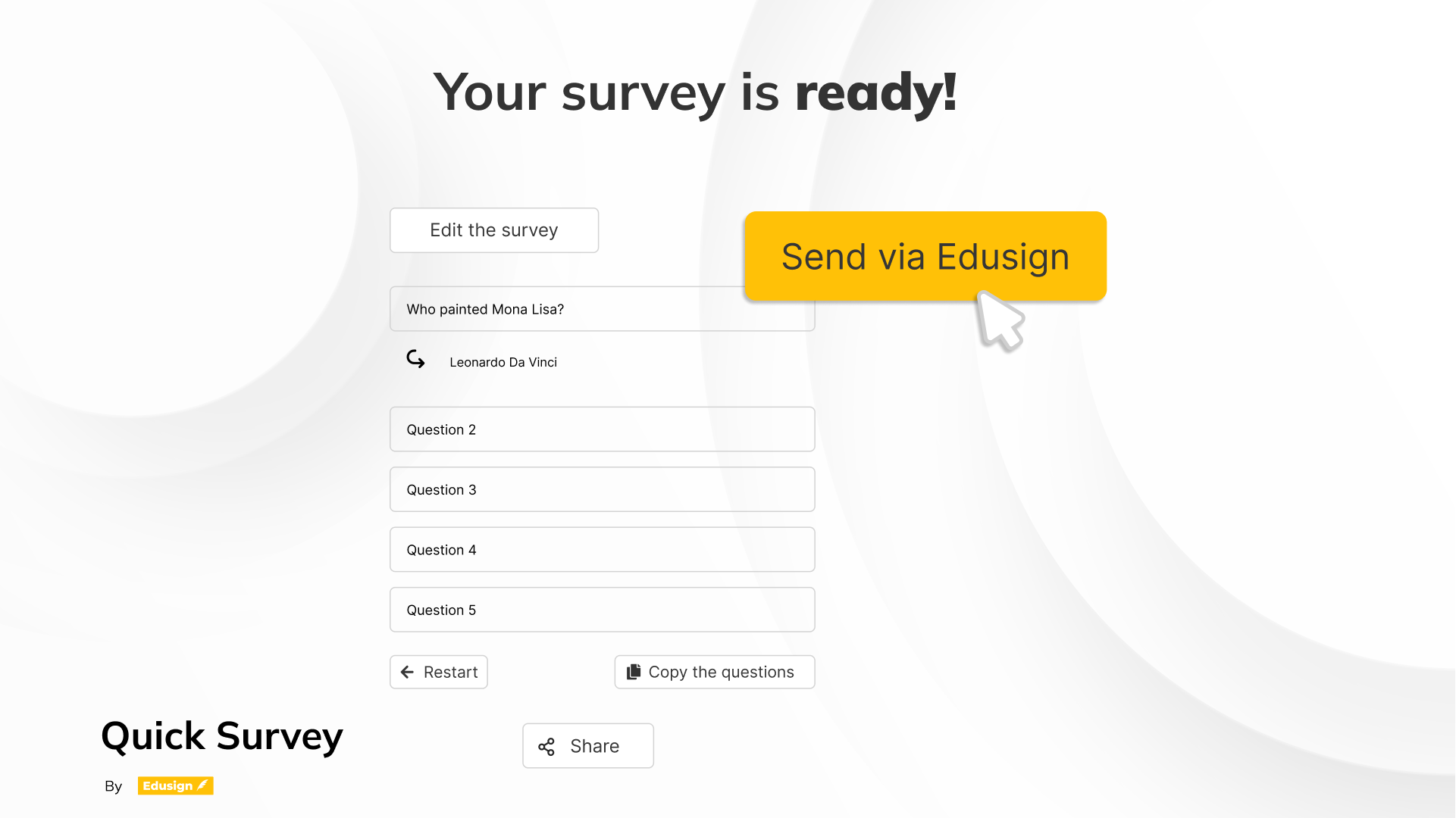 AI Quick Survey media 4