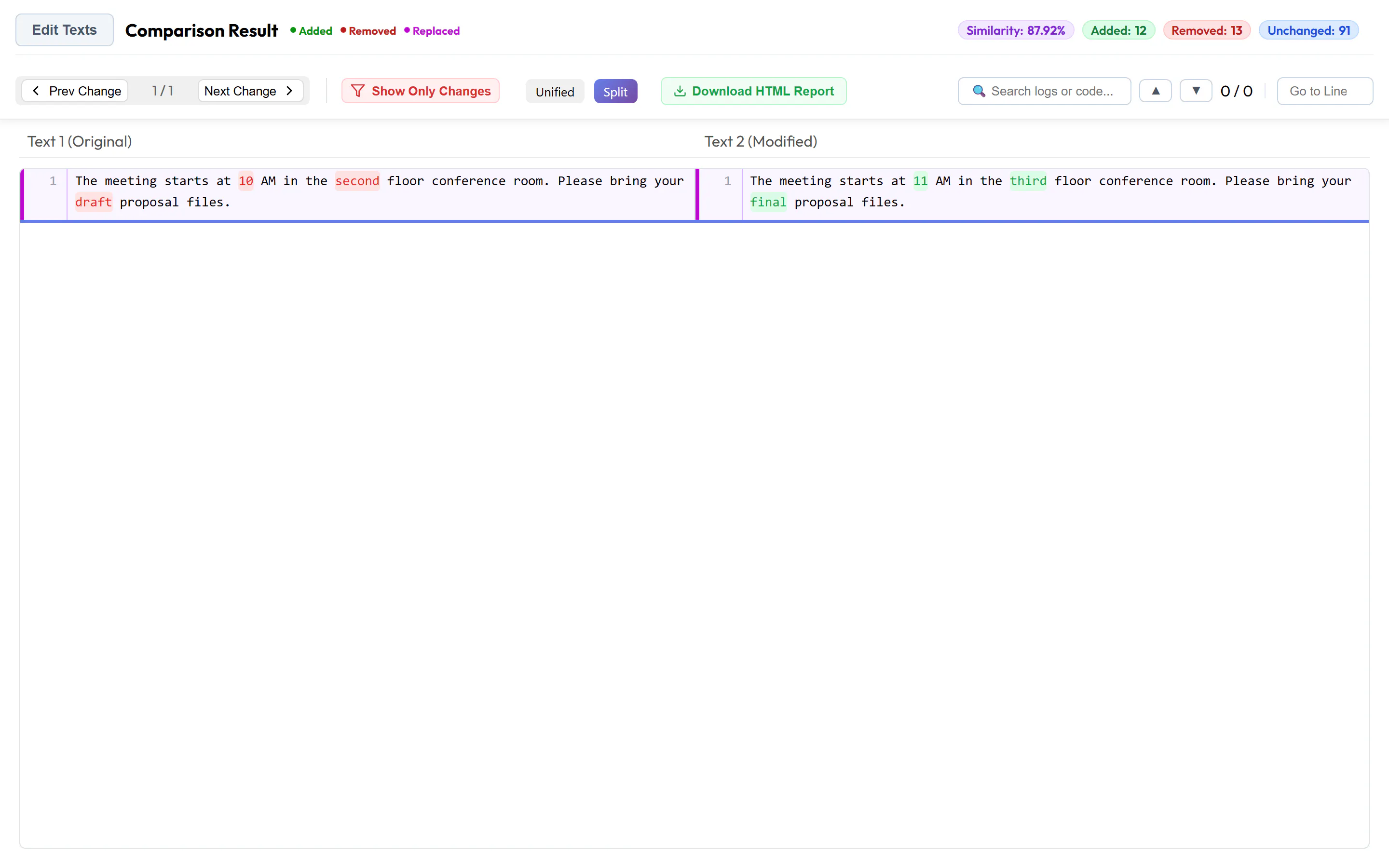 Smart Text Compare gallery image