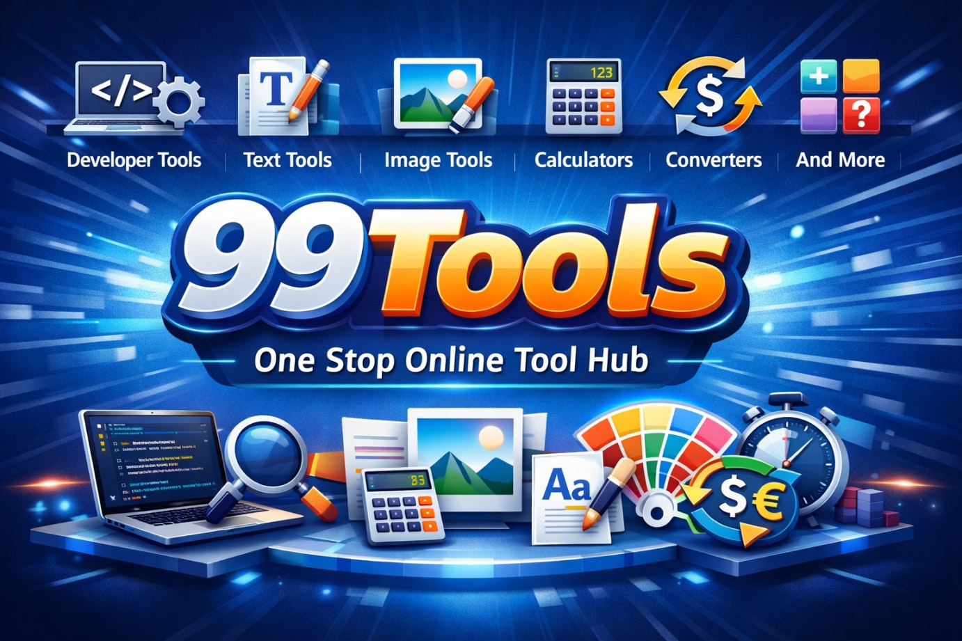 99Tools - Main product screenshot demonstrating key features and user interface
