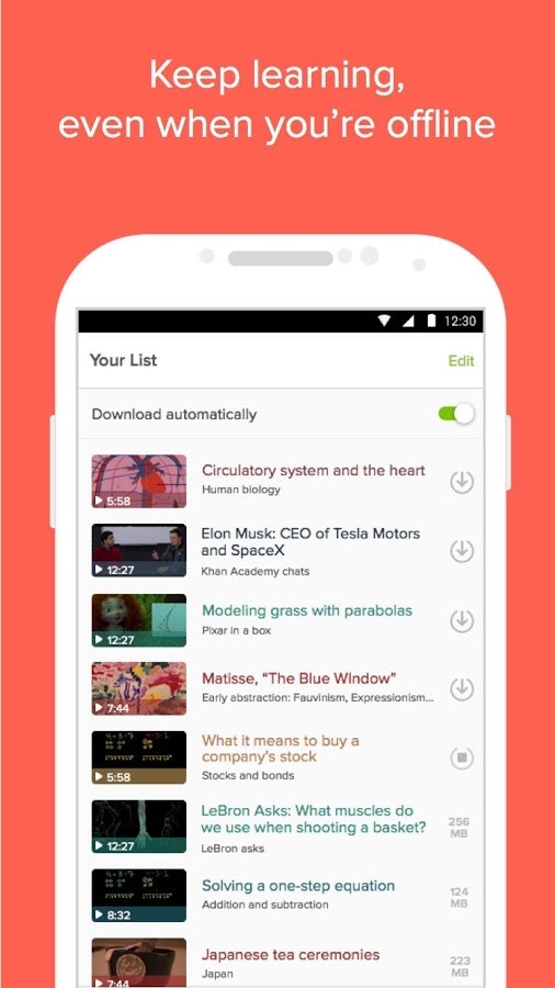 Khan Academy in your pocket gallery image