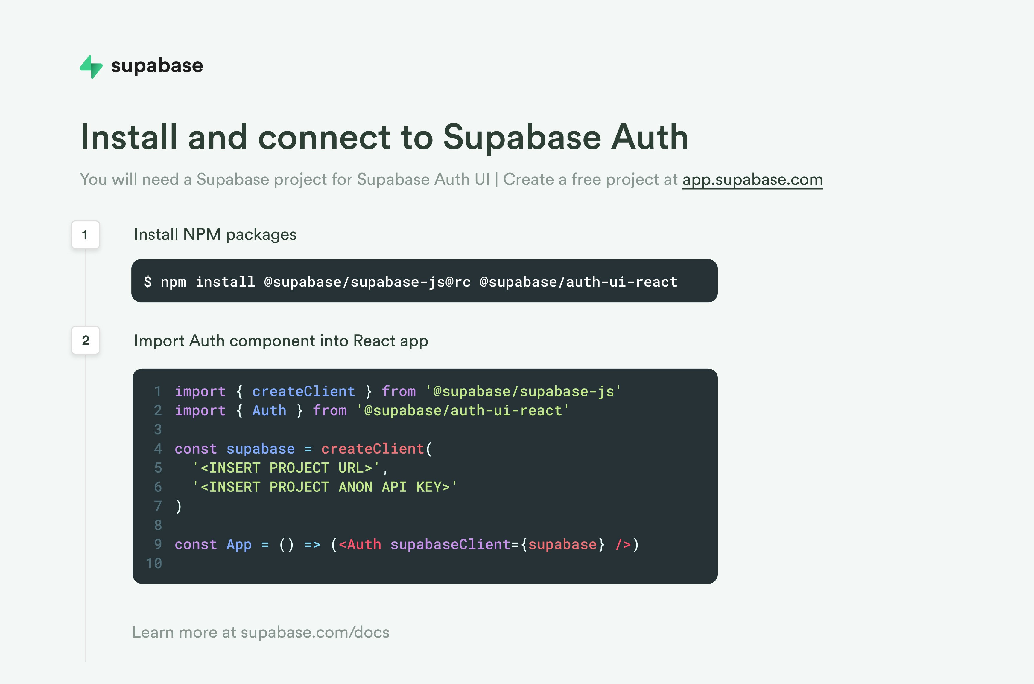 REACT的预先建造的auth UI media 8