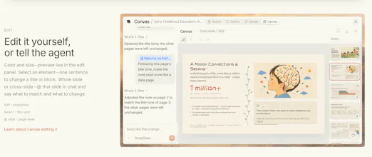 Convas — AI Presentation Agent gallery image