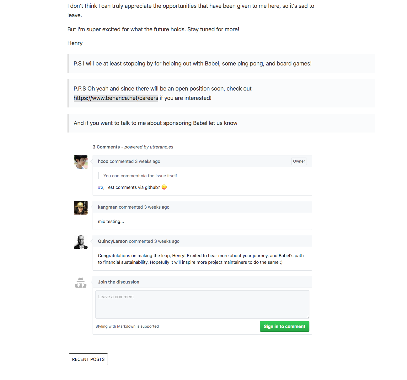 Utterances gallery image