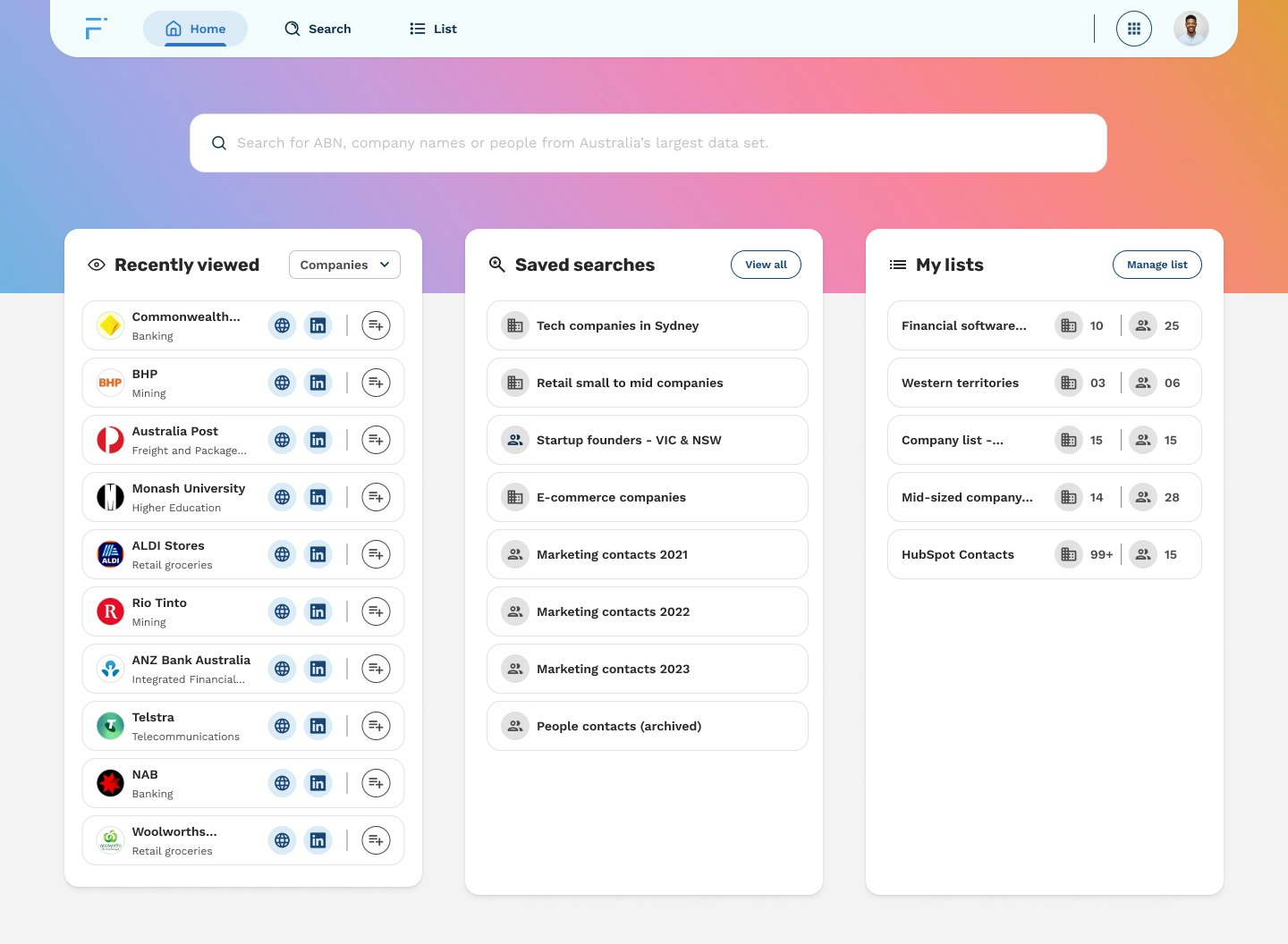 Firmable - Base de datos B2B Australia y NZ media 1