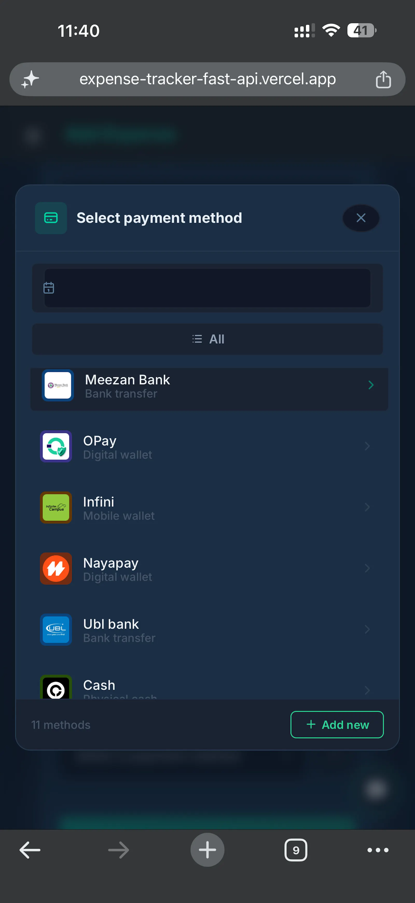 ExpenseTracker screenshot 4