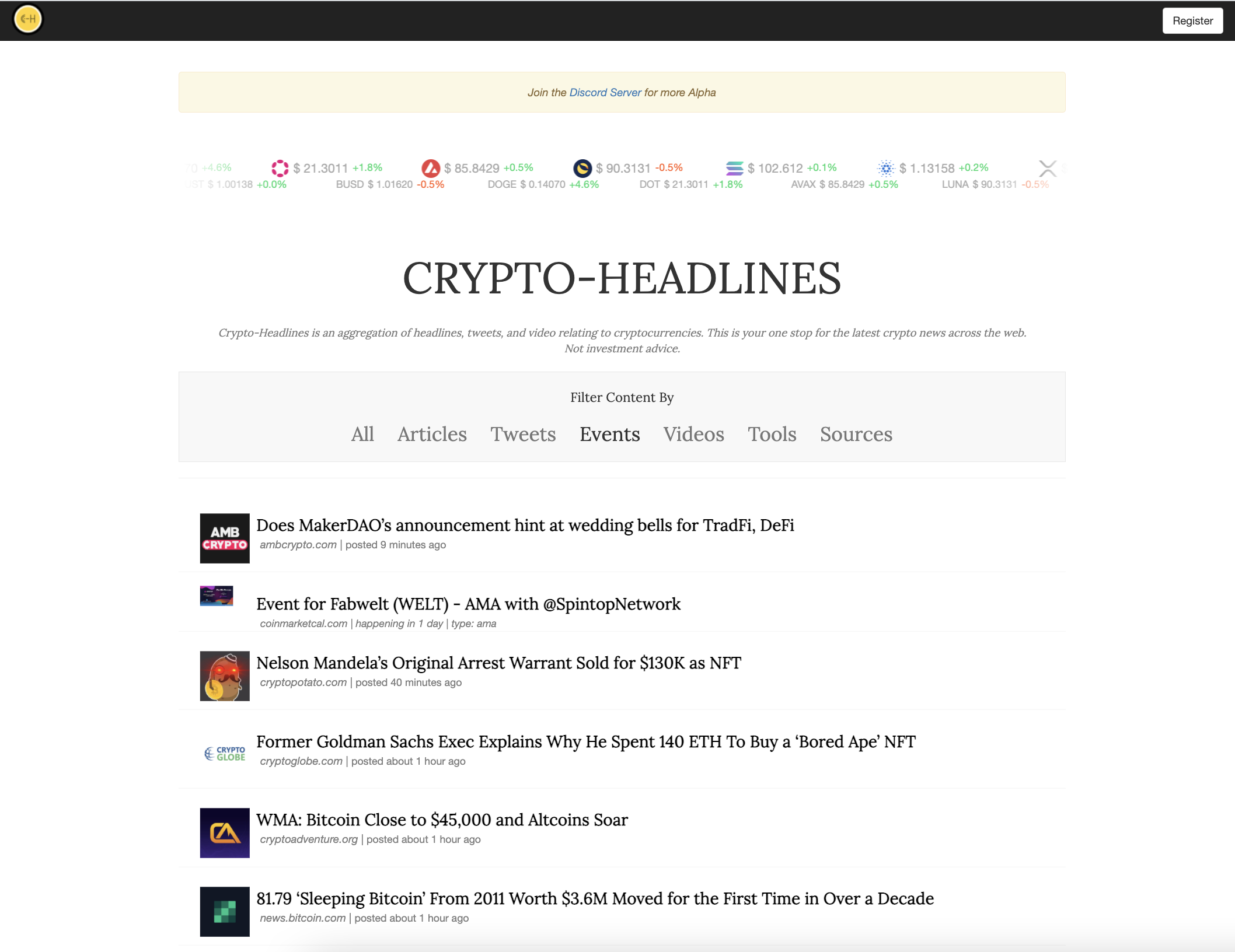 Crypto Headlines gallery image