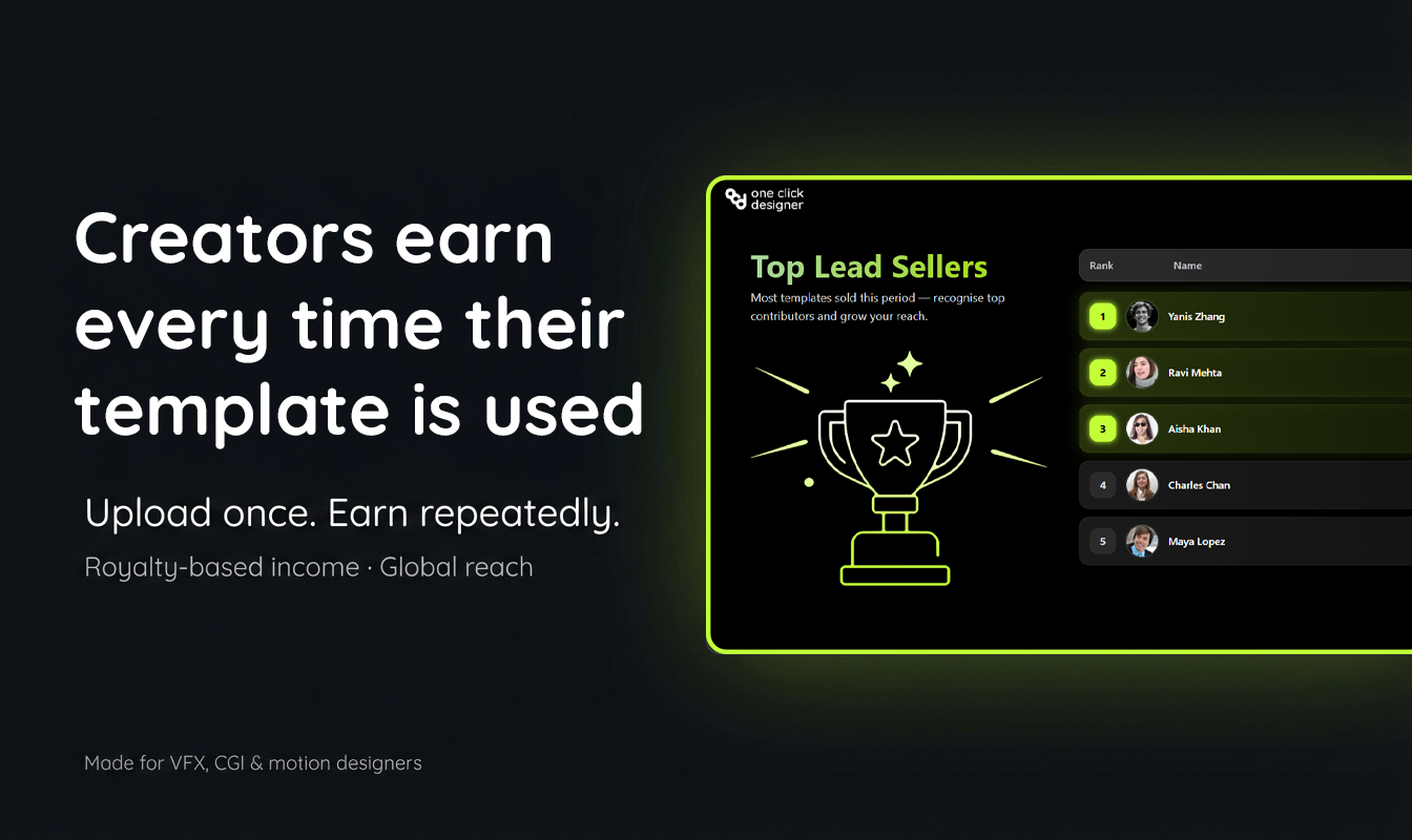 One Click Designer - Screenshot 3 showing product features and functionality