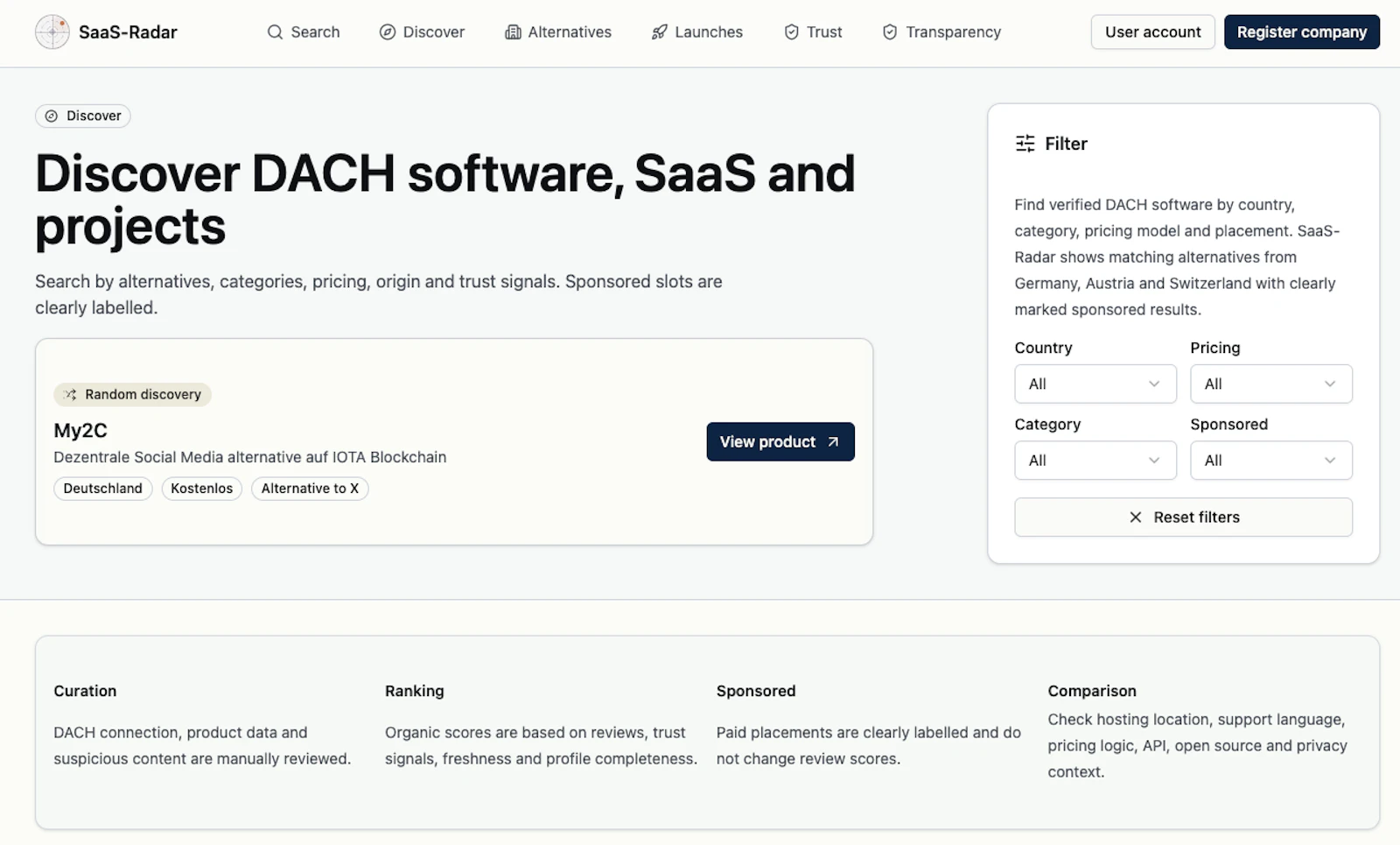SaaS-Radar screenshot 2