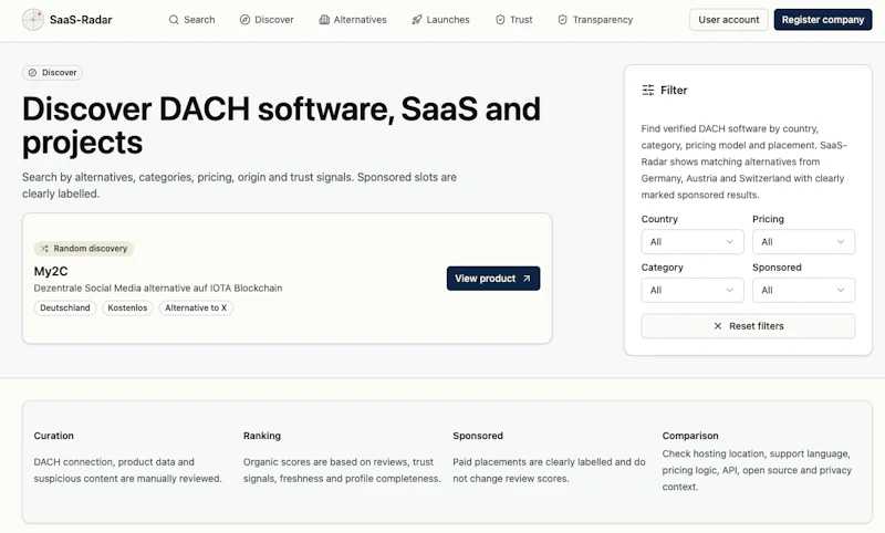 SaaS-Radar screenshot 2
