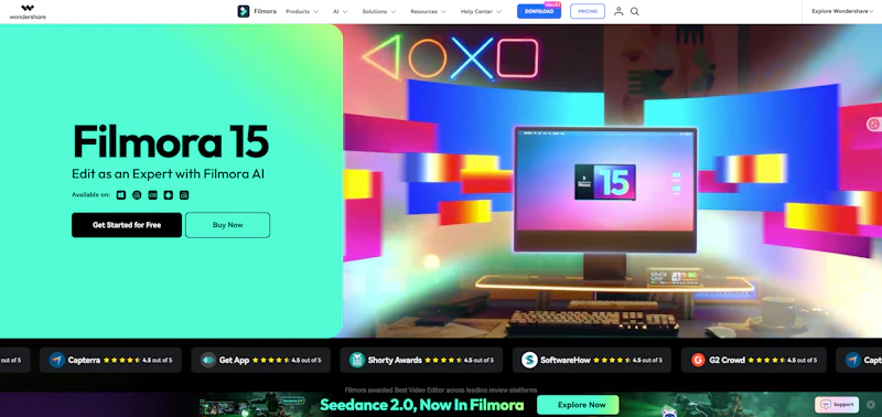 Wondershare Filmora screenshot 2