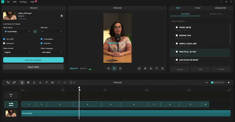 UIDCaption screenshot 2