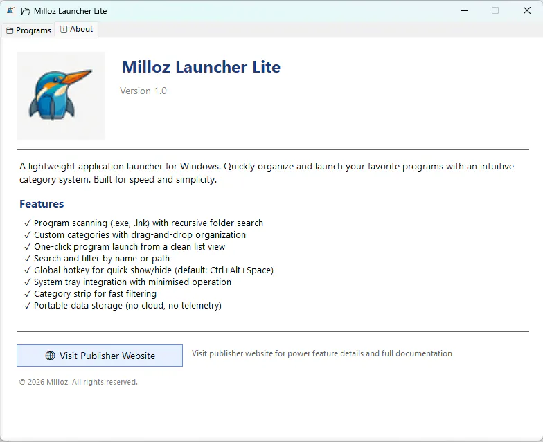 Milloz Launcher Lite gallery image