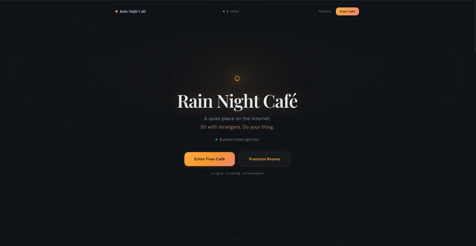 Rain Night Café gallery image