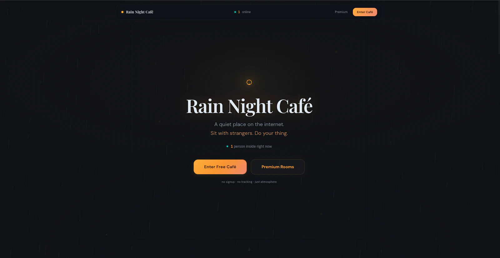 Rain Night Café screenshot 2
