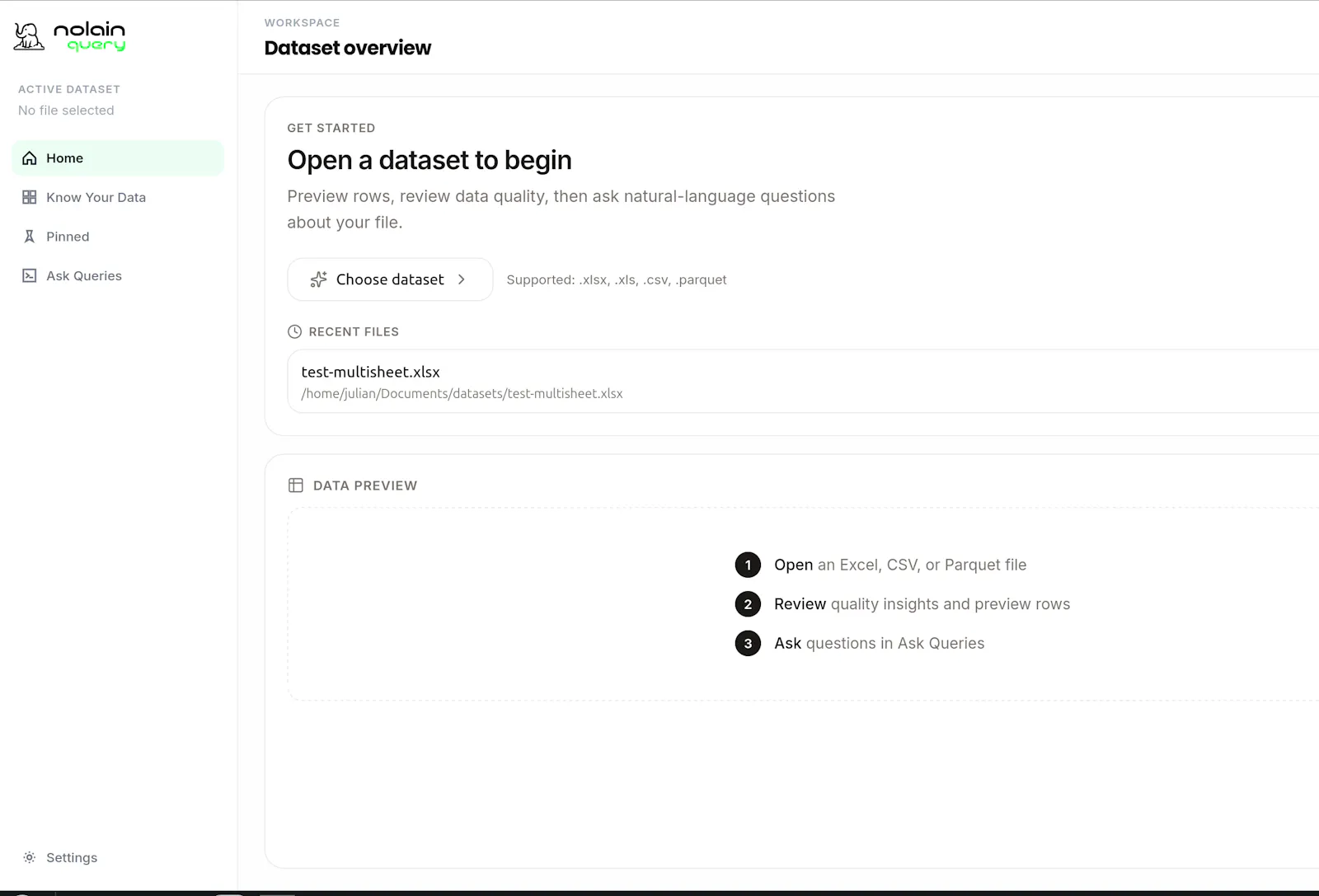 nolainquery screenshot 1