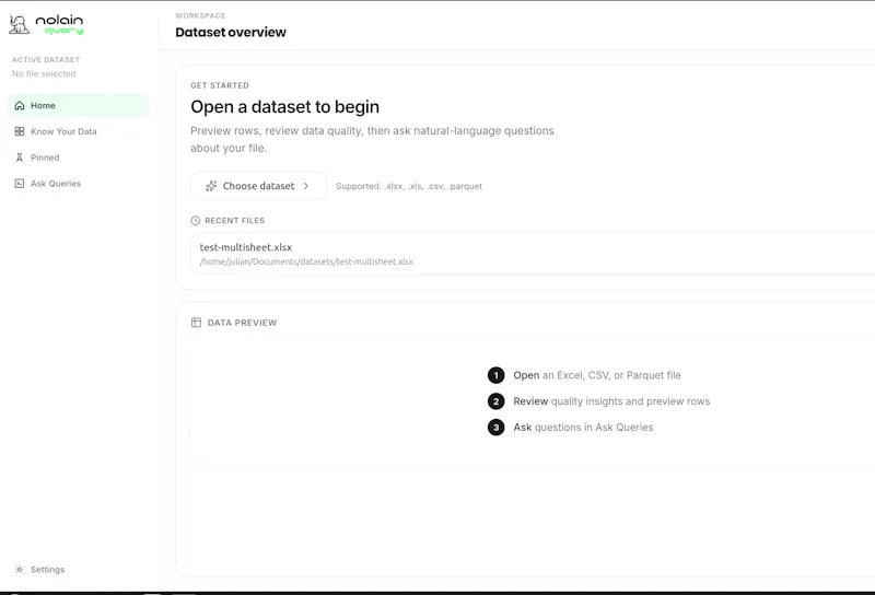 nolainquery screenshot 1
