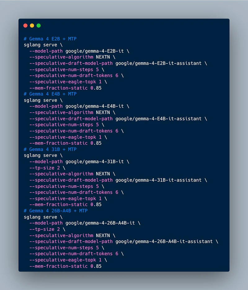 Google Gemma MTP drafters screenshot 4