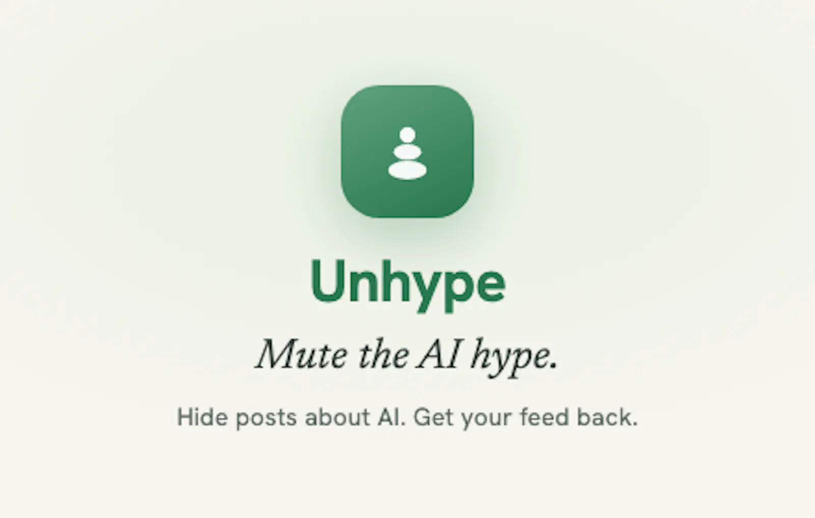 Unhype screenshot 2