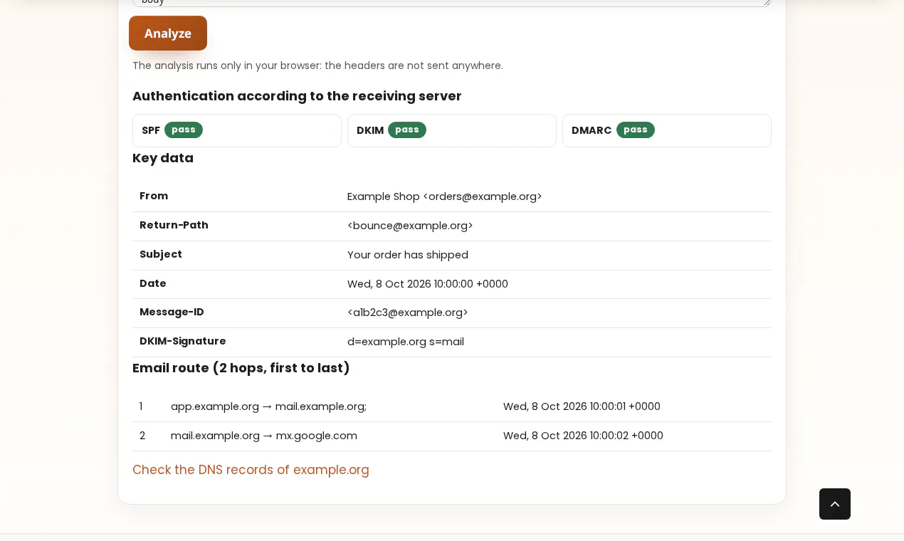 MailSenpai DNS Check gallery image