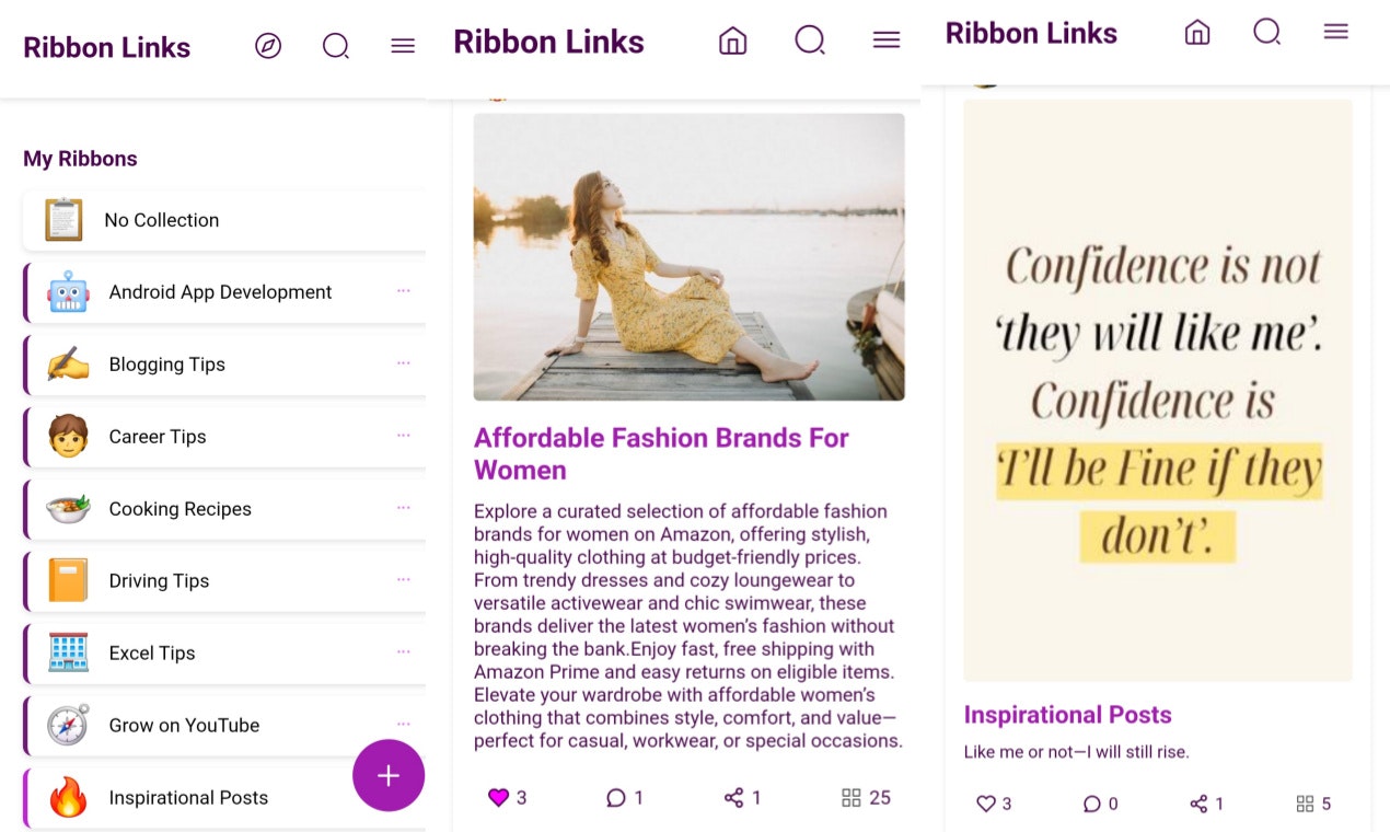RibbonLinks screenshot 1