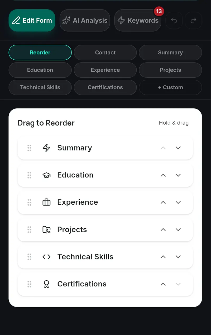 Flashresume screenshot 7