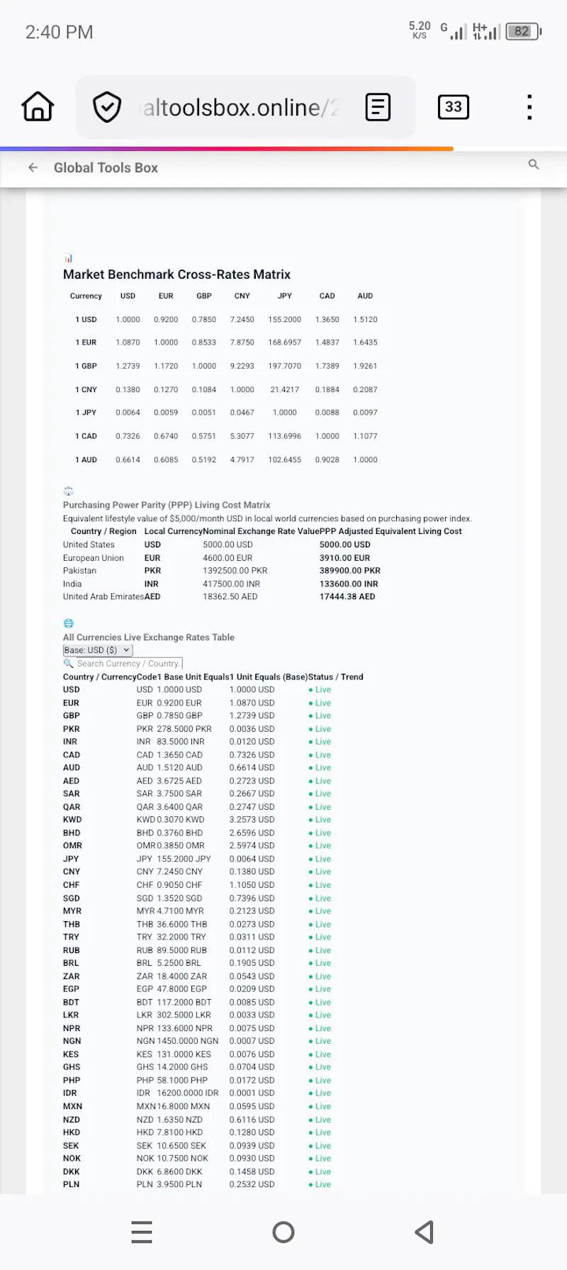 Ultra-Advanced Currency Converter Suite  screenshot 4