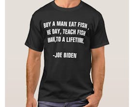 Buy A Man Eat Fish Joe Biden T-Shirt gallery image