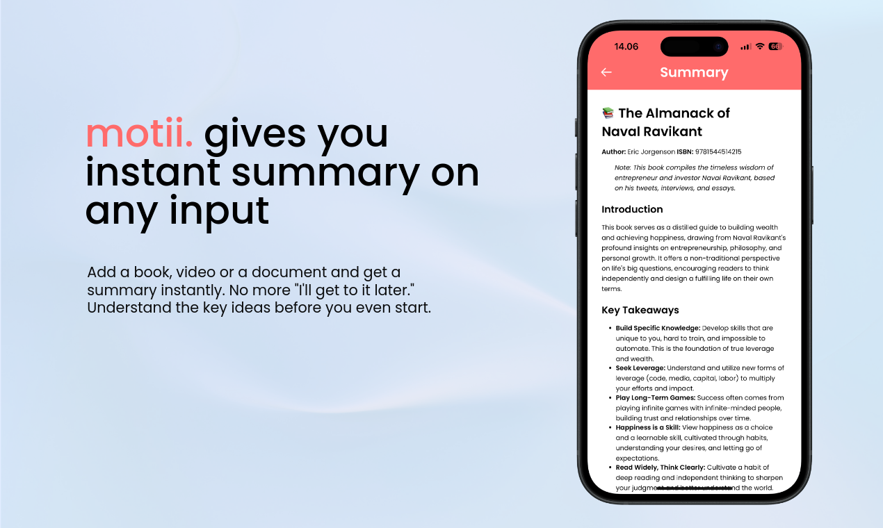 motii. — Turn learning into action gallery image