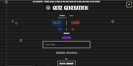 Quiz Generation gallery image