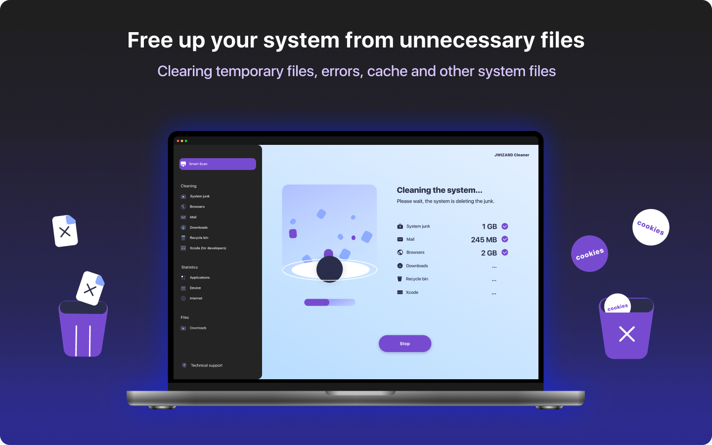 JWIZARD Cleaner media 2