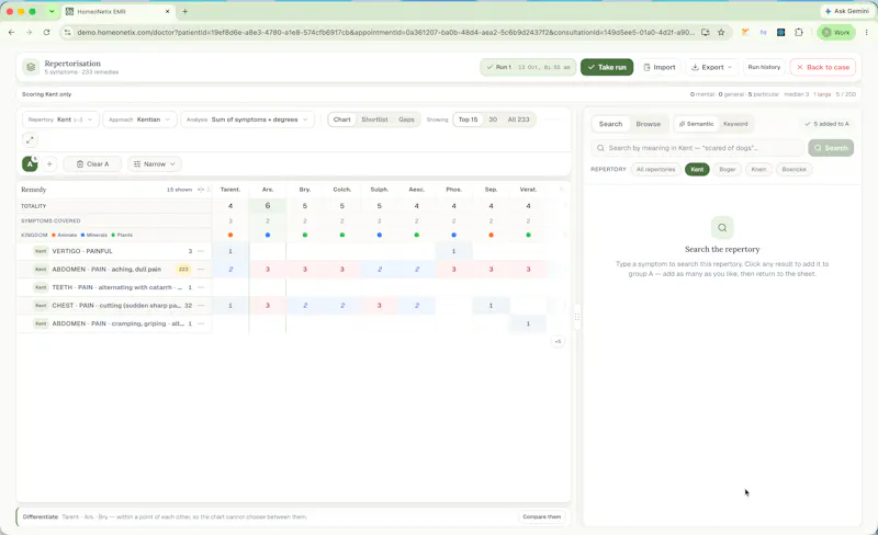 HomeoNetix screenshot 3