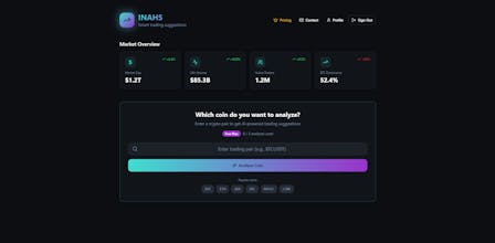 inahs ai | crypto analysis app gallery image