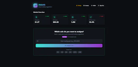 inahs ai | crypto analysis app gallery image