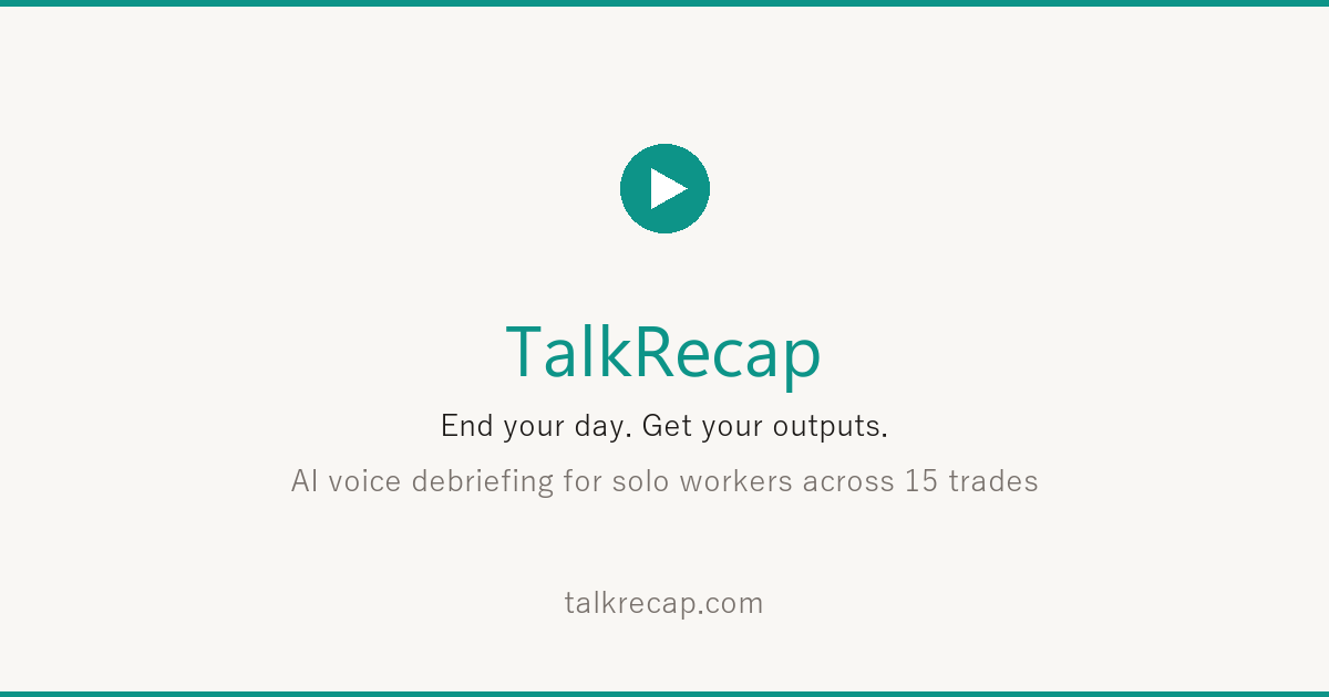 TalkRecap gallery image